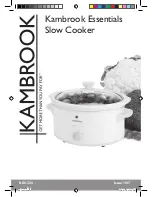 Kambrook Essentials KSC320 Owner'S Manual preview