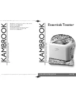 Preview for 1 page of Kambrook Essentials KT50 Manual