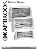 Kambrook KRH200 Manual preview