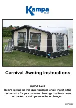 Предварительный просмотр 1 страницы Kampa Carnival Instructions Manual