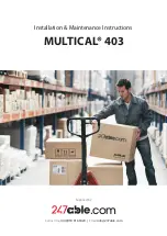 Kamstrup MULTICAL 403 Installation & Maintenance Instructions Manual preview