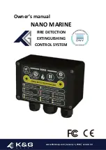 K&G GROEP NANO MARINE Owner'S Manual preview