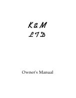 K&M Analog Designs LTD Owner'S Manual preview