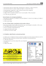 Предварительный просмотр 15 страницы K&M FSD3000 Translation Of The Original Operating Manual