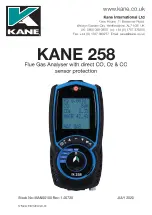 Предварительный просмотр 1 страницы Kane 258 Manual