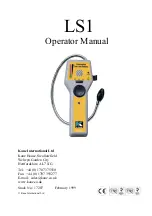 Kane LS1 Operator'S Manual preview