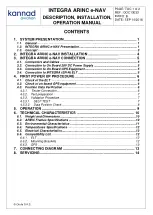 Preview for 3 page of Kannad INTEGRA ARINC e-NAV Installation & Operation Manual