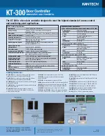 Preview for 2 page of Kantech Door Controller Innovative and Powerful... Specifications