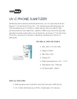 KAPSULE UV-C PHONE SANITIZER Quick Start Manual preview