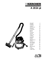 Kärcher A 2024 pt Operating Instructions Manual предпросмотр