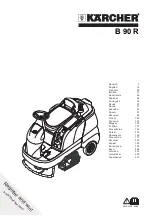 Kärcher B 90 R Series Operating Instructions Manual предпросмотр