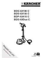 Kärcher BDS 33/190 C User Instructions предпросмотр