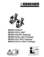 Kärcher BR 530 BAT Package Operating Instructions Manual preview