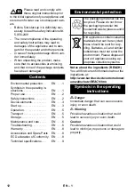 Preview for 12 page of Kärcher BV 5/1 Bp User Manual