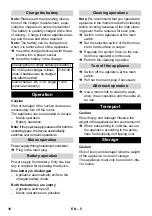Preview for 16 page of Kärcher BV 5/1 Bp User Manual