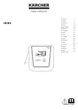 Kärcher CR 213 Manual preview