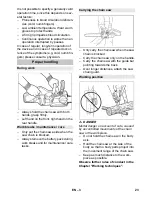 Предварительный просмотр 23 страницы Kärcher CS 330 Bp Original Operating Instructions