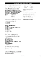 Предварительный просмотр 519 страницы Kärcher CS 330 Bp Original Operating Instructions