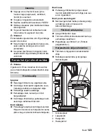 Предварительный просмотр 123 страницы Kärcher CV 66/2 Instruction Manual