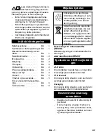 Предварительный просмотр 45 страницы Kärcher CV 66/2 Original Instructions Manual