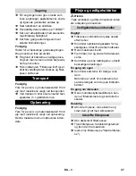 Предварительный просмотр 47 страницы Kärcher CV 66/2 Original Instructions Manual