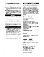 Предварительный просмотр 98 страницы Kärcher CV 66/2 Original Instructions Manual