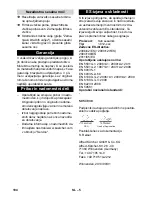 Предварительный просмотр 104 страницы Kärcher CV 66/2 Original Instructions Manual