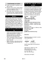 Предварительный просмотр 122 страницы Kärcher CV 66/2 Original Instructions Manual