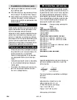 Предварительный просмотр 152 страницы Kärcher CV 66/2 Original Instructions Manual