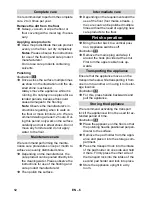 Preview for 12 page of Kärcher FP 303 User Manual