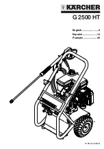 Preview for 1 page of Kärcher G 2500 HT Manual
