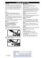 Preview for 8 page of Kärcher G 2600 PC Operator'S Manual