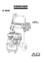 Preview for 1 page of Kärcher G 3000 Manual