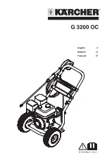 Preview for 1 page of Kärcher G 3200 OC Manual