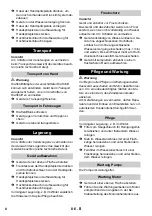 Preview for 8 page of Kärcher G 4.10 M Original Instructions Manual