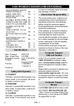 Preview for 2 page of Kärcher G 4000 OH Operator'S Manual
