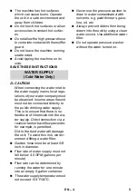 Preview for 5 page of Kärcher G 4000 OH Operator'S Manual
