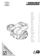 Kärcher G200FA Original Instructions Manual preview