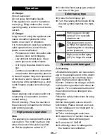 Preview for 9 page of Kärcher HD 1.8/13 C Ed Operating Instructions Manual