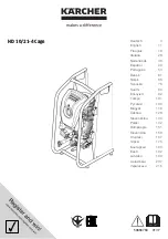Preview for 1 page of Kärcher HD 10/21-4 Cage Original Instructions Manual