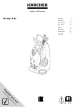 Kärcher HD 10/25-4 S Operating Manual preview