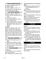 Preview for 10 page of Kärcher HD 10/25 S VEX Operating Manual