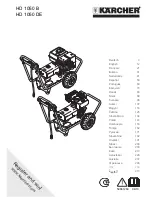 Preview for 1 page of Kärcher HD 1050 B Cage Manual