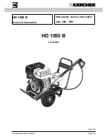 Preview for 1 page of Kärcher HD 1050 B Cage Service Manual