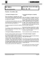 Preview for 5 page of Kärcher HD 1050 B Cage Service Manual
