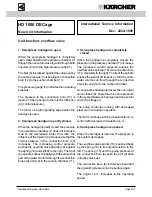 Preview for 6 page of Kärcher HD 1050 DE Cage International Service Information