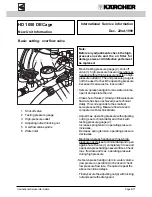 Preview for 8 page of Kärcher HD 1050 DE Cage International Service Information