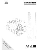 Preview for 1 page of Kärcher HD 600 Manual