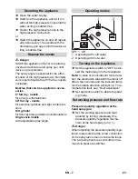 Предварительный просмотр 23 страницы Kärcher HDS 2000 SUPER Instructions Manual