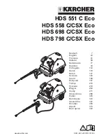 Kärcher HDS 551 C Eco Manual preview